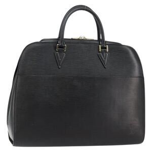 LOUIS VUITTON Epi Sorbonne Business Bag Black M54512 LV Auth 144450